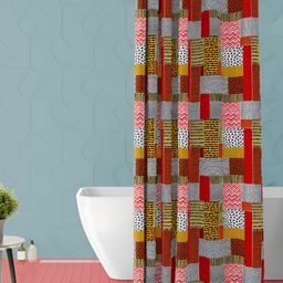 ArtzFolio Single Piece Waterproof Polyester Shower Curtain-image-48