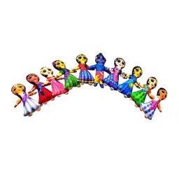 Vrindavanstore.in Set of 10 Microfibre Doll Soft Toys and Dolls-19