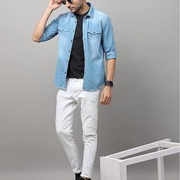 18 Plus Men Opaque Casual Shirt-image-91