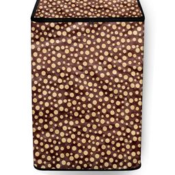 The Furnishing Tree Washing Machine Cover Polka dot Pattern Brown Compatible for Whirlpool 13 Kg Fu-image-52