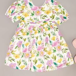 Pantaloons Junior Print Short Dress-image-6