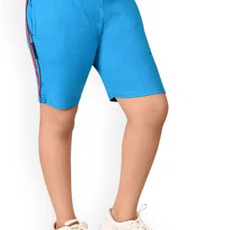 BAESD Girls Cotton Solid Regular Bermuda Shorts image 3