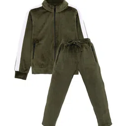 Status Quo Boys Mock Collar Colourblocked Tracksuits-image-58