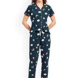 PASTEL CLIP Women Printed Night suit-image-83