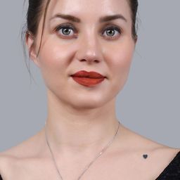 PUJVI Artificial Stones Studded Teardrop Shaped Pendant with Chain-image-85