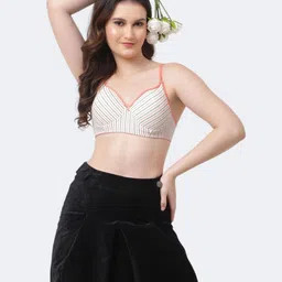 Sutjena Abstract Bra Full Coverage Lightly Padded image 4