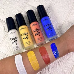 JUSTGOLD Color Edit Multipurpose Foundation Mixing Pigments - 30 ml - Blue image 3