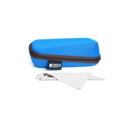 ENRICO Men Blue Lens & Brown Wayfarer Sunglasses with Polarised & UV Protected Lens image 3