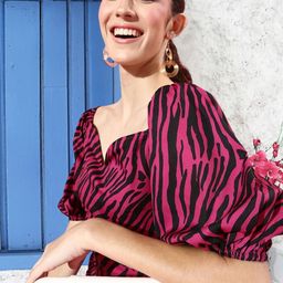 StyleCast X SERA Women Animal Print A-Line Dress-image-99