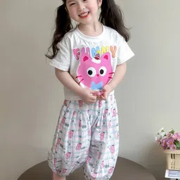 StyleCast x Revolte Girls Printed T-shirt With Pyjamas-picture-5
