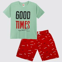 Tee Weavers Boys Printed Night suit-image-81
