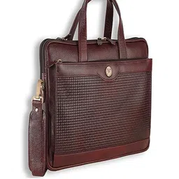 Steve Jhonson Men Leather Laptop Bag-33
