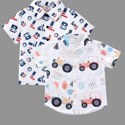 BAESD Boys Classic Opaque Printed Formal Shirt-picture-19