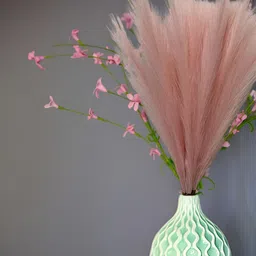 ARTSY Peach-Coloured 2 Pieces Artificial Flower image 2