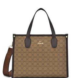 Lavie Printed Structured Satchel with Quilted-7
