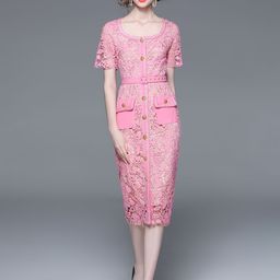 JC Collection Floral Print Sheath Midi Dress-image-82