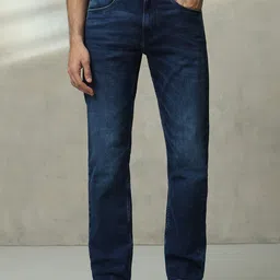 Mufti Men Relaxed Fit Low Distress Light Fade Stretchable Jeans-image-78
