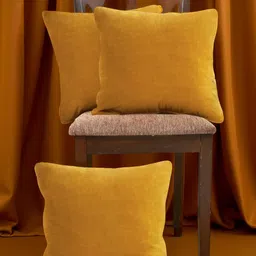 IVAZA Unisex Yellow Cushion Covers-picture-6