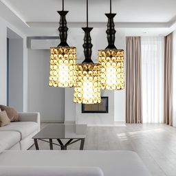 KINIS Modern and Unique Style Black & White Quirky Ceiling Lamp image 4