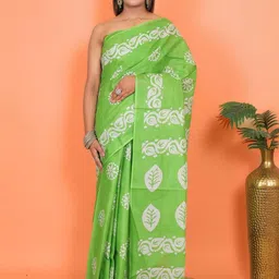 Ravi Janki Suit & Sarees Ethnic Motifs Pure Cotton Saree-picture-35