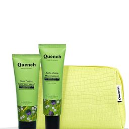 Quench Set Of 2 Skin Detox Gel Face Wash - 100 ml & Anti Shine Moisturizer - 75 ml-image-46
