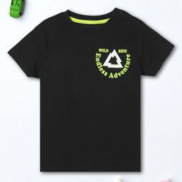 max Boys Typography Printed Pockets T-shirt-picture-11