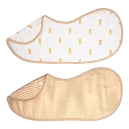 Masilo Kids Pack Of 2 Cotton Printed Bibs-38