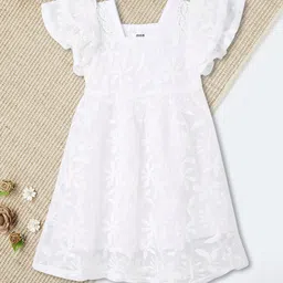 max Flared Sleeve Fit & Flare Dress-image-93