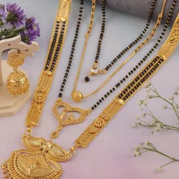Anouk Gold-Plated Earring & Necklace Set-image-19