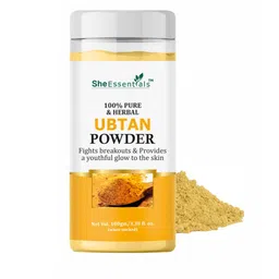 She Essentials 100% Natural Ubtan Powder  Face Pack  & Skin Glow - 100gm-19