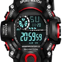 Hala Men Solid Round Tang Regular Digital Watch image 5