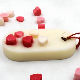 RANDOM White & Pink Scented Soy Wax Candle-picture-11