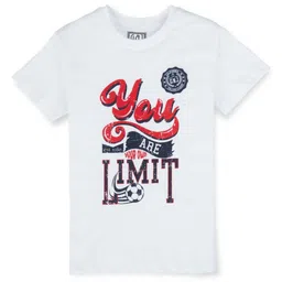 Gini and Jony Boys Typography Printed T-shirt-35