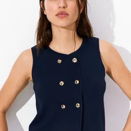 H&M Double-Breasted Waistcoat-picture-9
