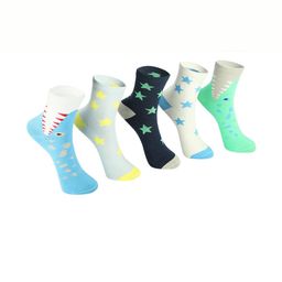 PRIMESOX MOVE ON Boys Pack of 5 Multicolored Socks-image-82