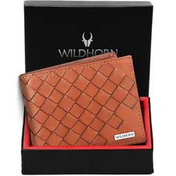 WildHorn Men Textured Leather Two Fold Wallet-picture-46