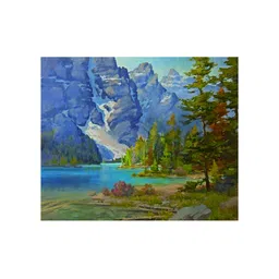 Inephos Blue & Green Nature Scenic Wall Art-picture-54