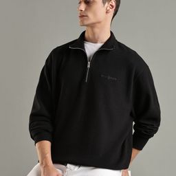 Tommy Hilfiger Men Brand Logo Printed Relaxed Fit Cotton Sweatshirt-picture-27