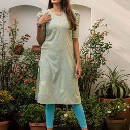 HAY Women Yoke Design Thread Work Kurta-picture-41