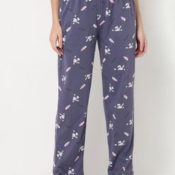 Smarty Pants Women Printed Cotton Relaxed-Fit Lounge Pants-picture-23