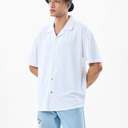 Snitch Boxy Self Design Casual Shirt-image-102