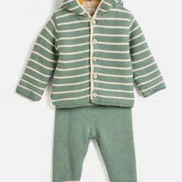 JWAAQ Kids Striped Hooded Sweater With Jogger-image-59