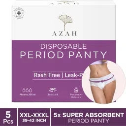 Period Panty | XXL-XXXL (39-42 inch)| 5X Super Absorbent Panties | Sanitary Pad-image-34
