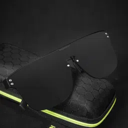 Eyewearlabs Unisex Shield Sunglasses with Polarised and UV Protected Lens image 5