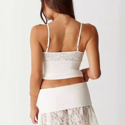 LULU & SKY Women Shoulder Straps Top & Skirt Co-Ords-image-61