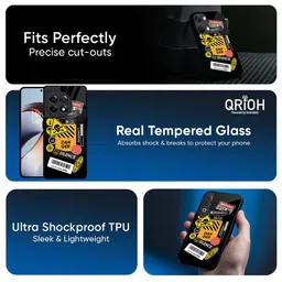 QRIOH Abstract Printed OnePlus 9R Back Case Mobile Accessories image 5