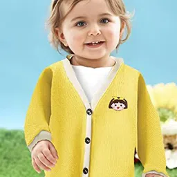 MOMISY Kids Graphic Printed Cotton Cardigan-image-34
