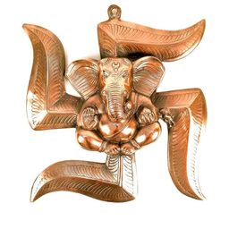 apka mart Swastik Ganesh Wall Hanging for Home Decor-picture-9
