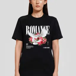 Underrated Club Women Printed Bio Finish Applique T-shirt-picture-34