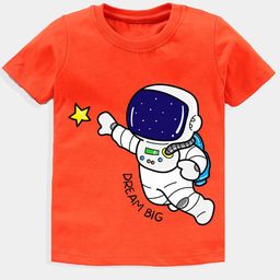KAVEE Boys Graphic Printed Pure Cotton Bio Finish T-shirt-image-74
